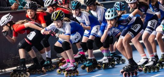 Imagen El patinaje Sangüesino  va a toda velocidad