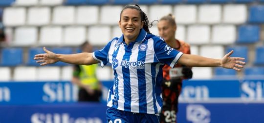 Imagen de la noticia: Golazo de la Sangüesina Ainhoa Guallar en su debut en Liga F